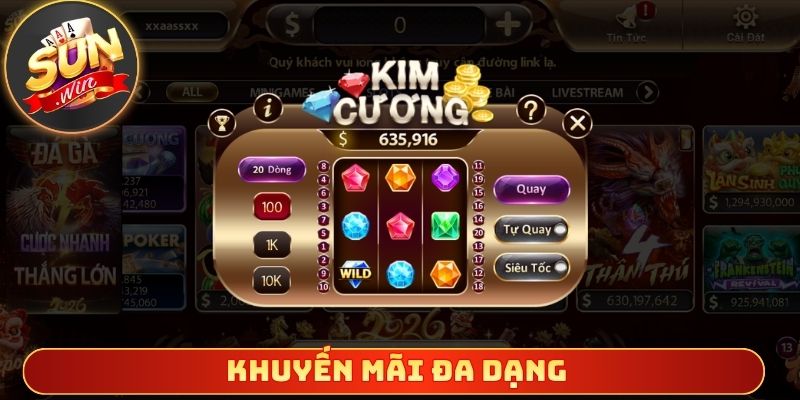 Khuyến mãi đa dạng mang lại trải nghiệm thú vị