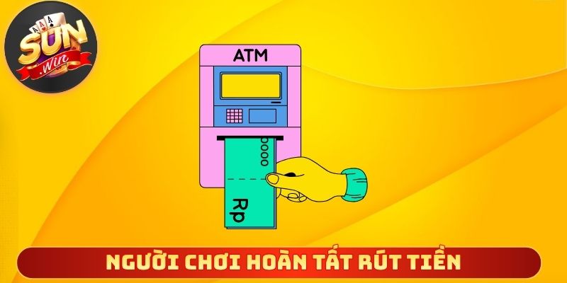 Người chơi hoàn tất rút tiền chỉ với vài thao tác