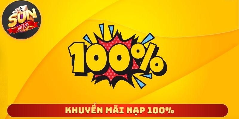 Khuyến mãi nạp 100%