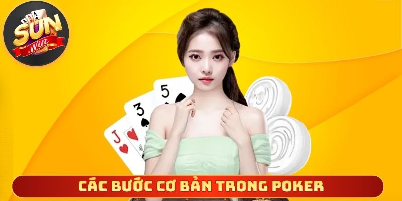 Các bước cơ bản trong poker để người mới dễ dàng tiếp cận